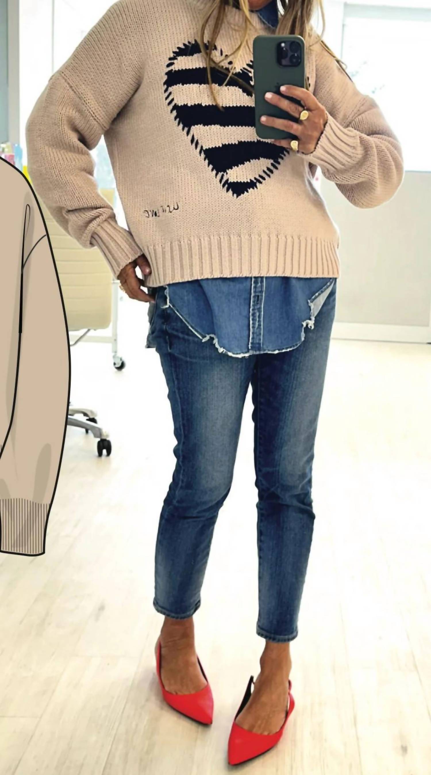 Kerri Rosenthal - Boyfriend US of Love Sweater