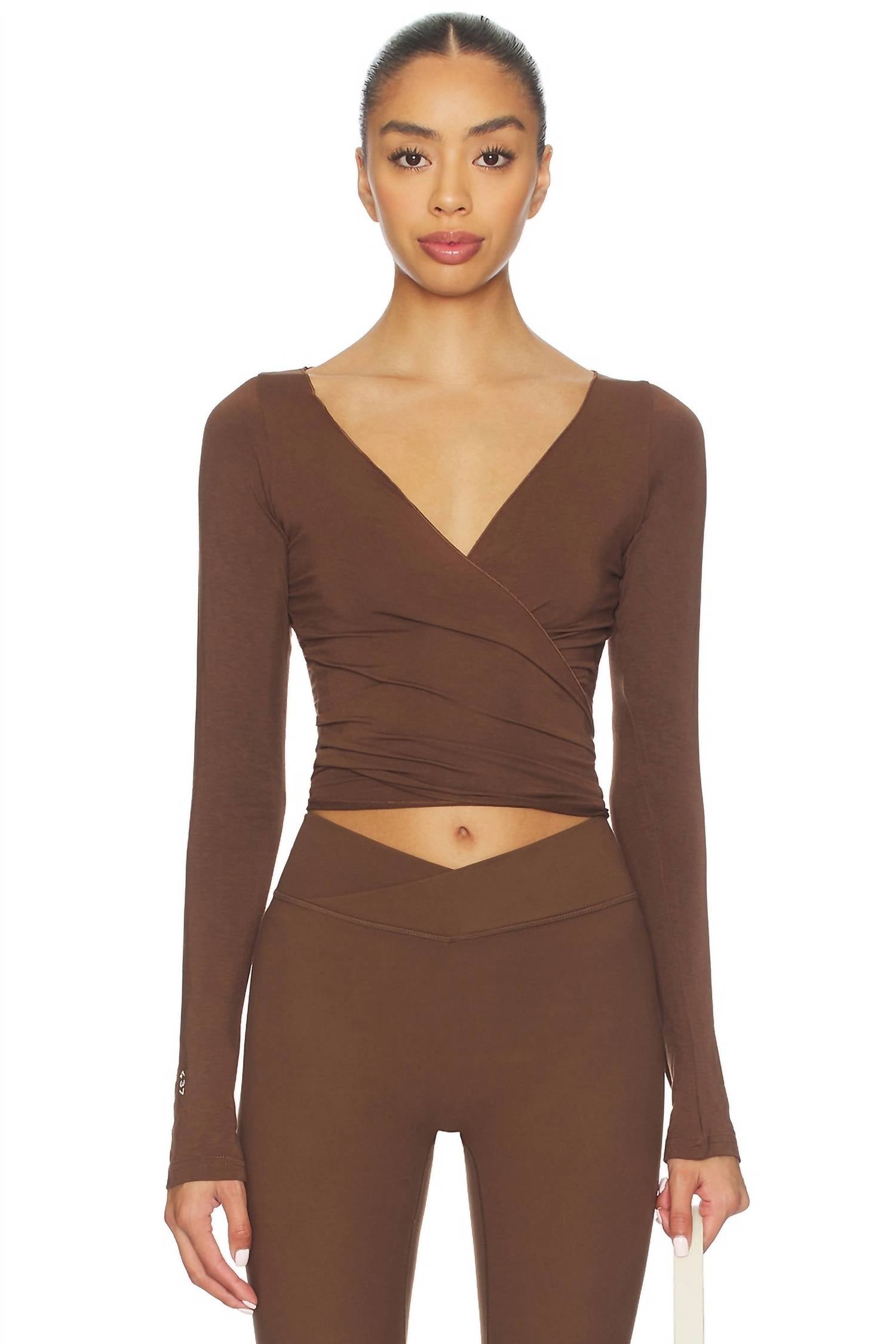 437 - Ballet Wrap Top