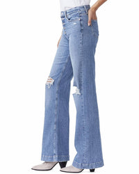 Paige - Leenah Wide-leg Jeans