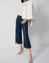 Joseph Ribkoff - High-waisted Cropped Trousers