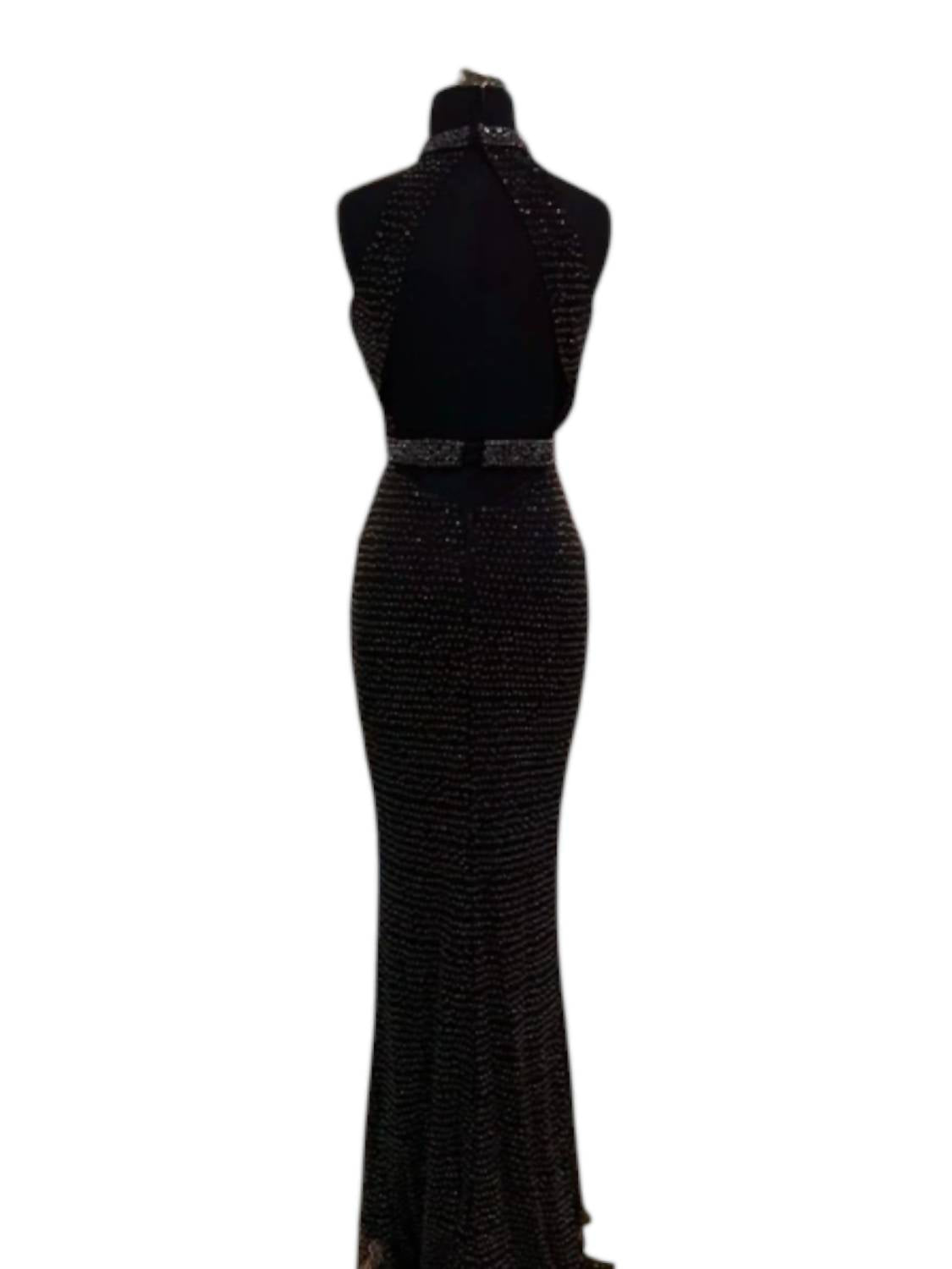 Panoply - Women's Fitted Rhinestone Prom Gown