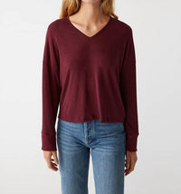 Michael Stars - Patty V-neck Long Sleeve Top