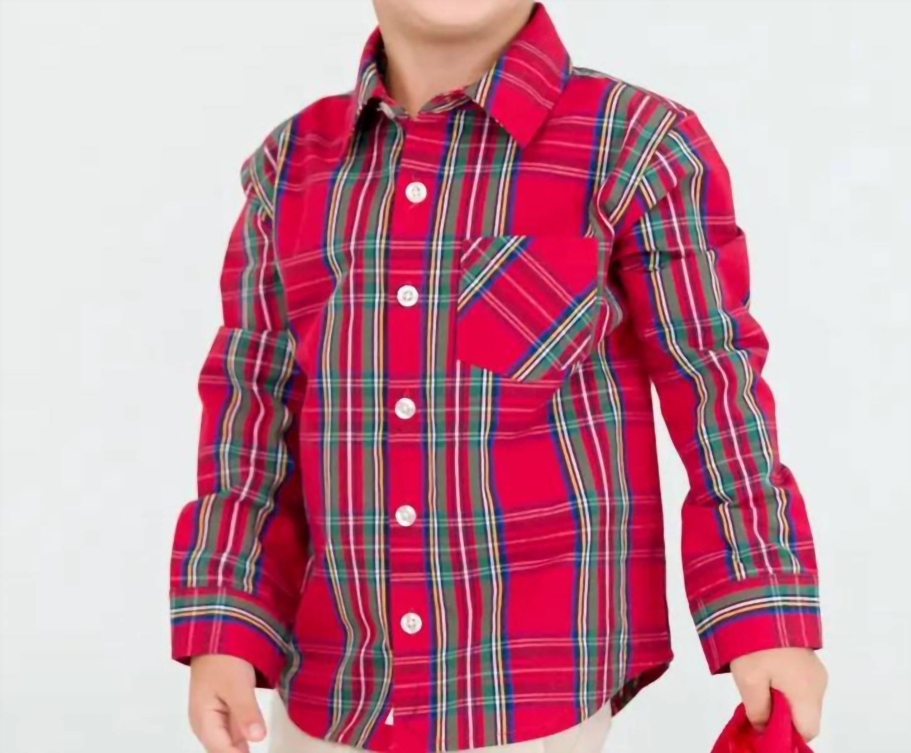 Rufflebutts - Nicholas Plaid Shirt