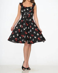 Orchid Bloom - Swallow Swing Dress