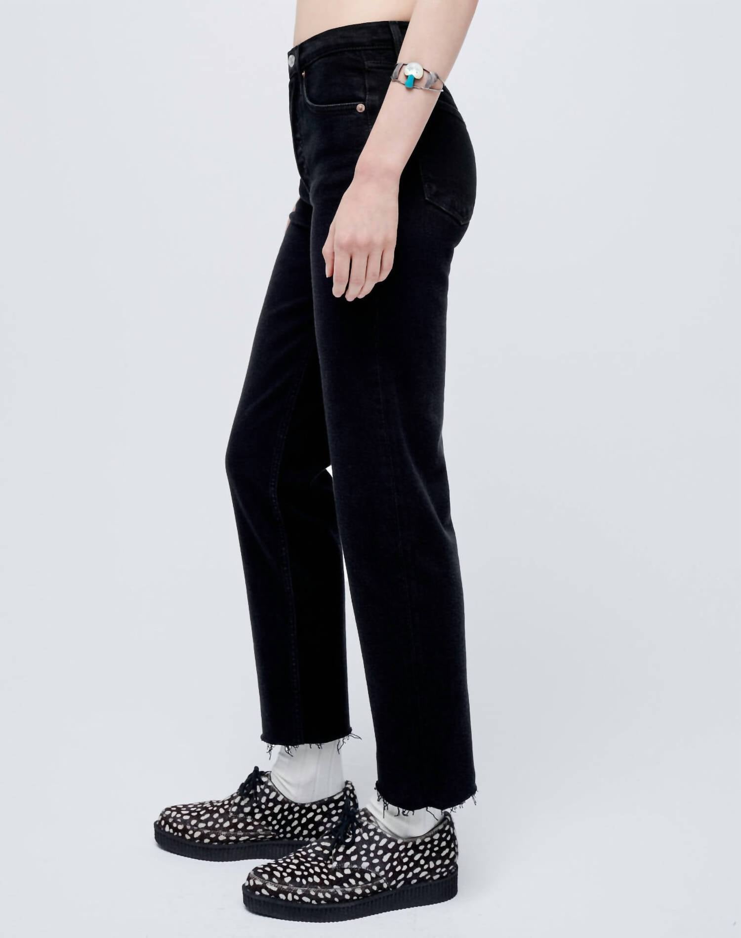 Re/Done - 70s Stove Pipe High Rise Jeans