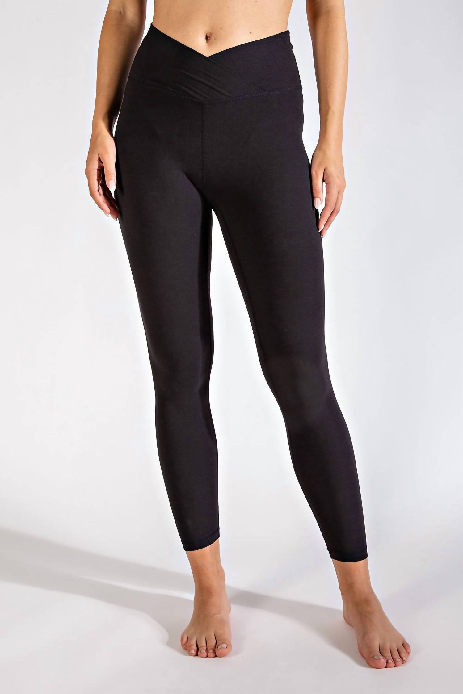 Rae Mode - Crossover Waist Full Length Leggings