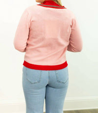 Gabriel + Simone - Champagne Bottle Patches Cardigan