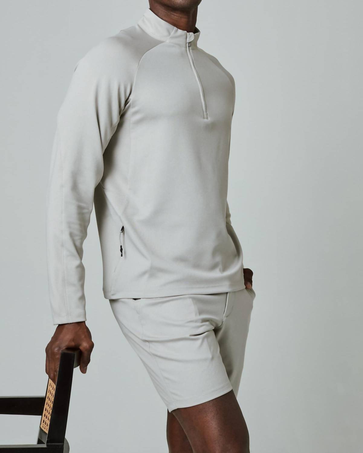 7Diamonds - A Game Quarter Zip Pull Over Sweater