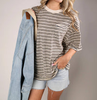 Free People - Women's All Love Stripe Pocket Tee
