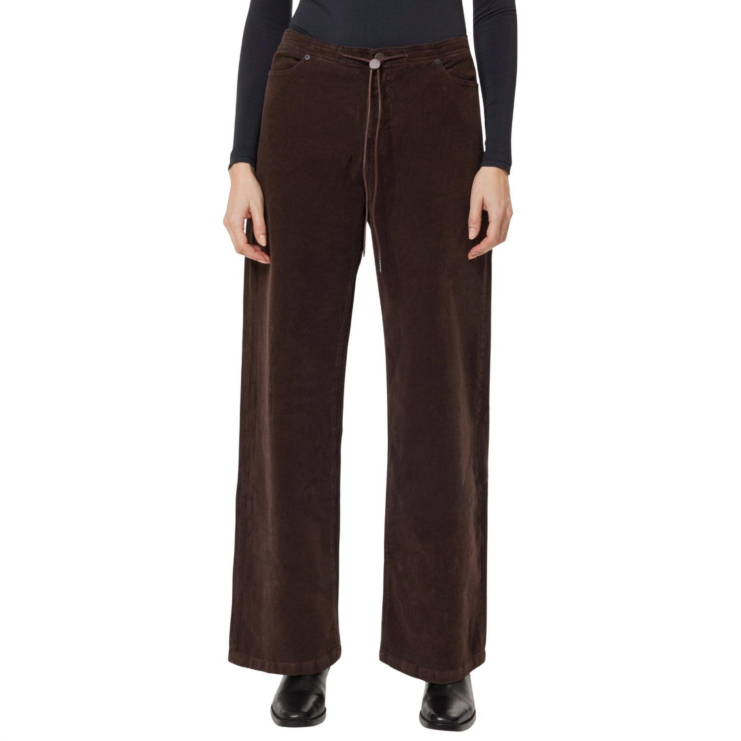 Habitual - Jade Wide Leg Drawstring Cord Jeans
