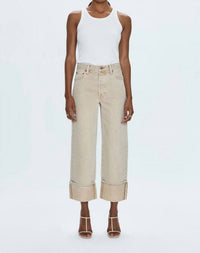 Pistola - Ryder High Rise Cuffed Straight Leg Jeans