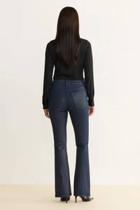 Warp + Weft - Nao Coated Bootcut Jeans
