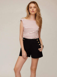Fifteen Twenty - Tasha Side Shirred Top
