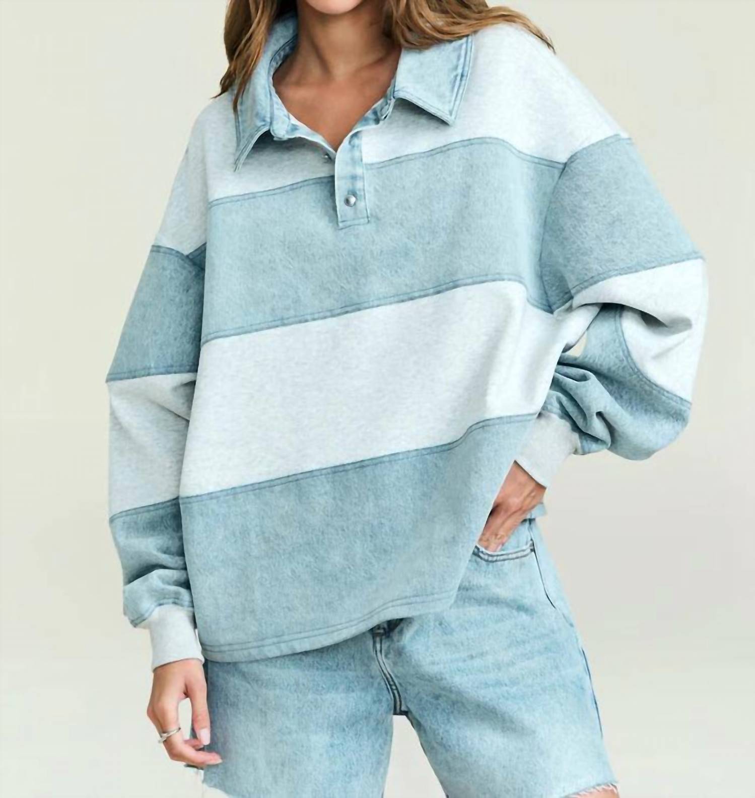 Ser.O.Ya - Cher Denim Top