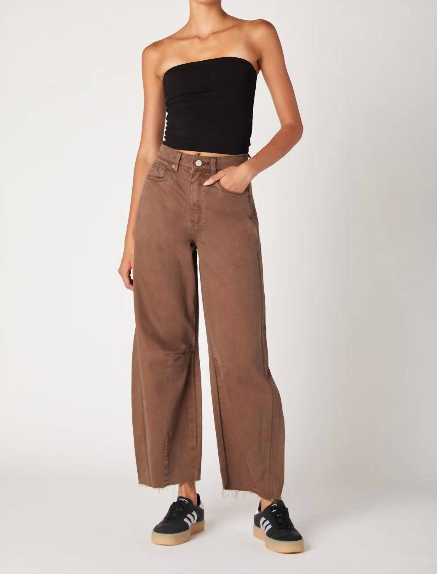 Blanknyc - Barrel Leg Garment Dye Jeans