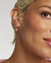 Kendra Scott - Women's Ari Heart Arrow Convertible Huggie Earrings
