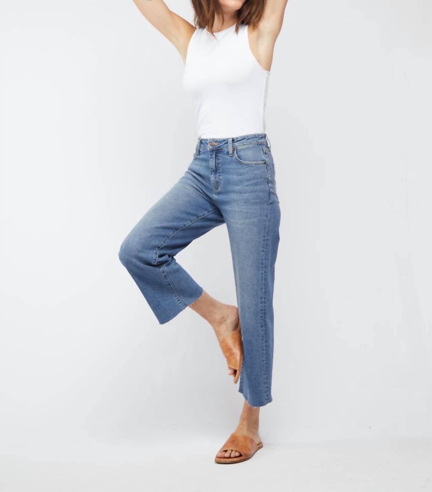 Oliver Logan - Aberdeen Ankle Crop High Rise Jean