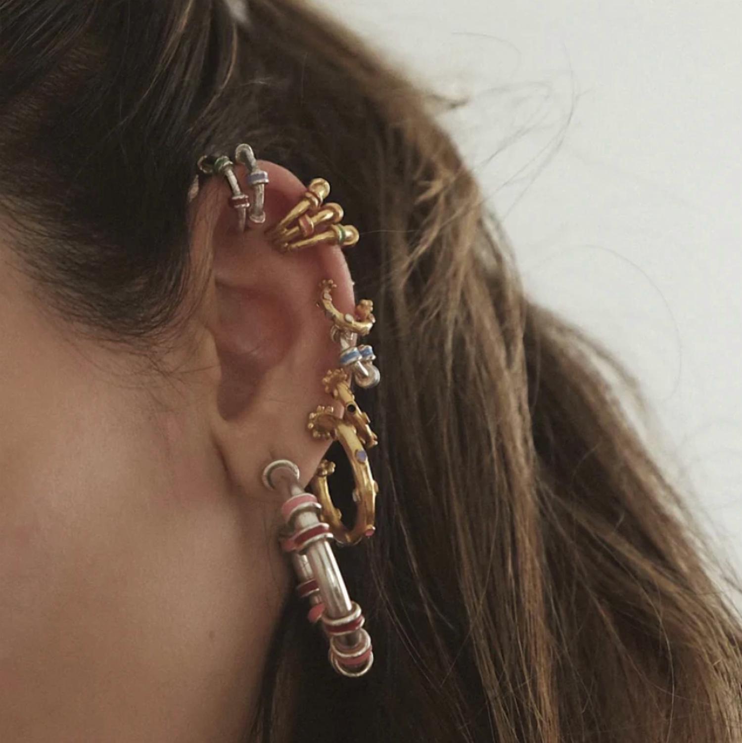 Daniela Salcedo - Women's Trufa Rainbow Hoop Earrings