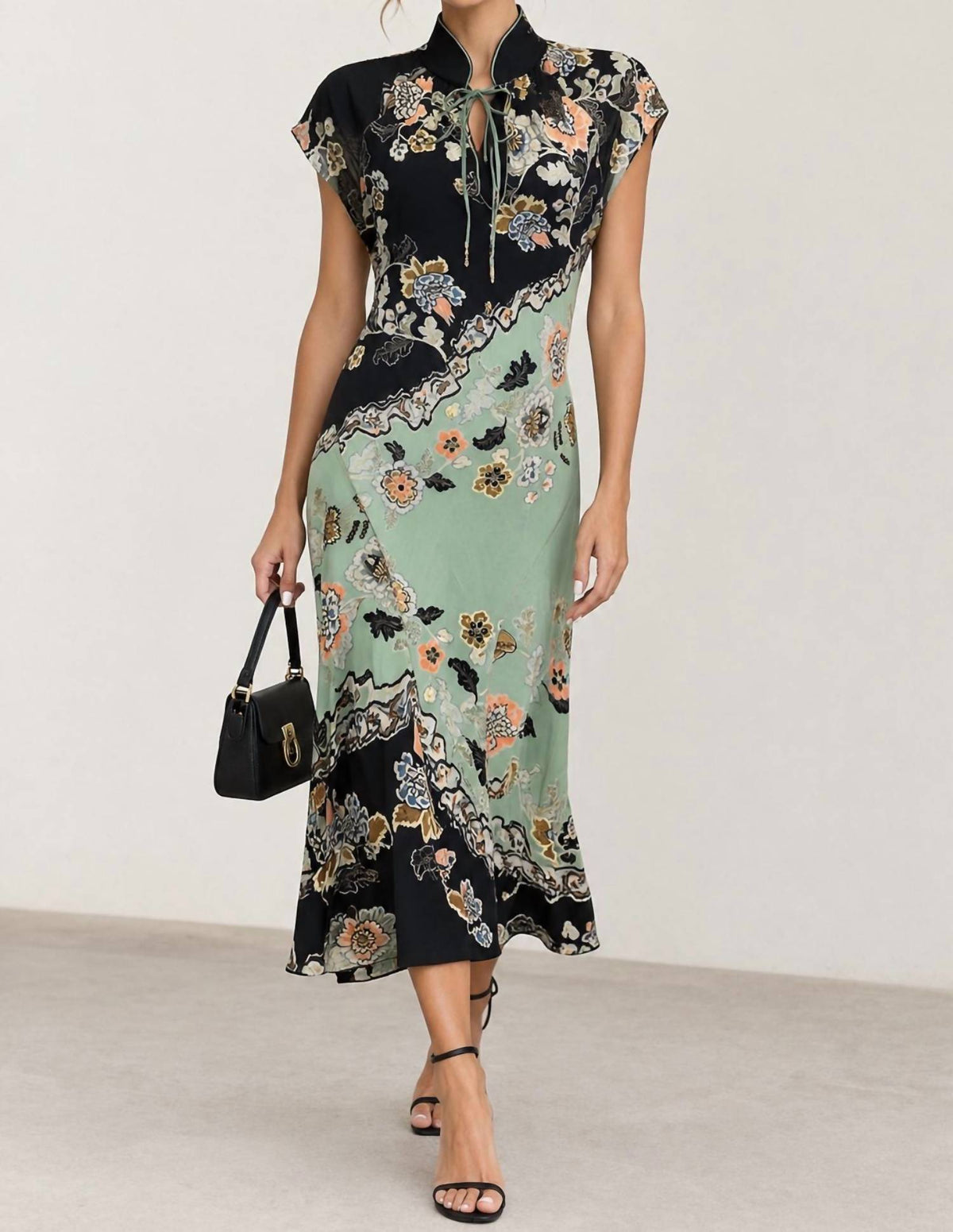 Roberto Cavalli - Pre-loved Chinoyserie Silk Dress