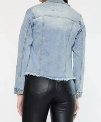 Kancan - Wilson Open Pack Frayed Hem Trucker Jacket