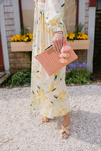 Squeeze De Citron - Women's Mimosa Lemon Drop Clutch Bag