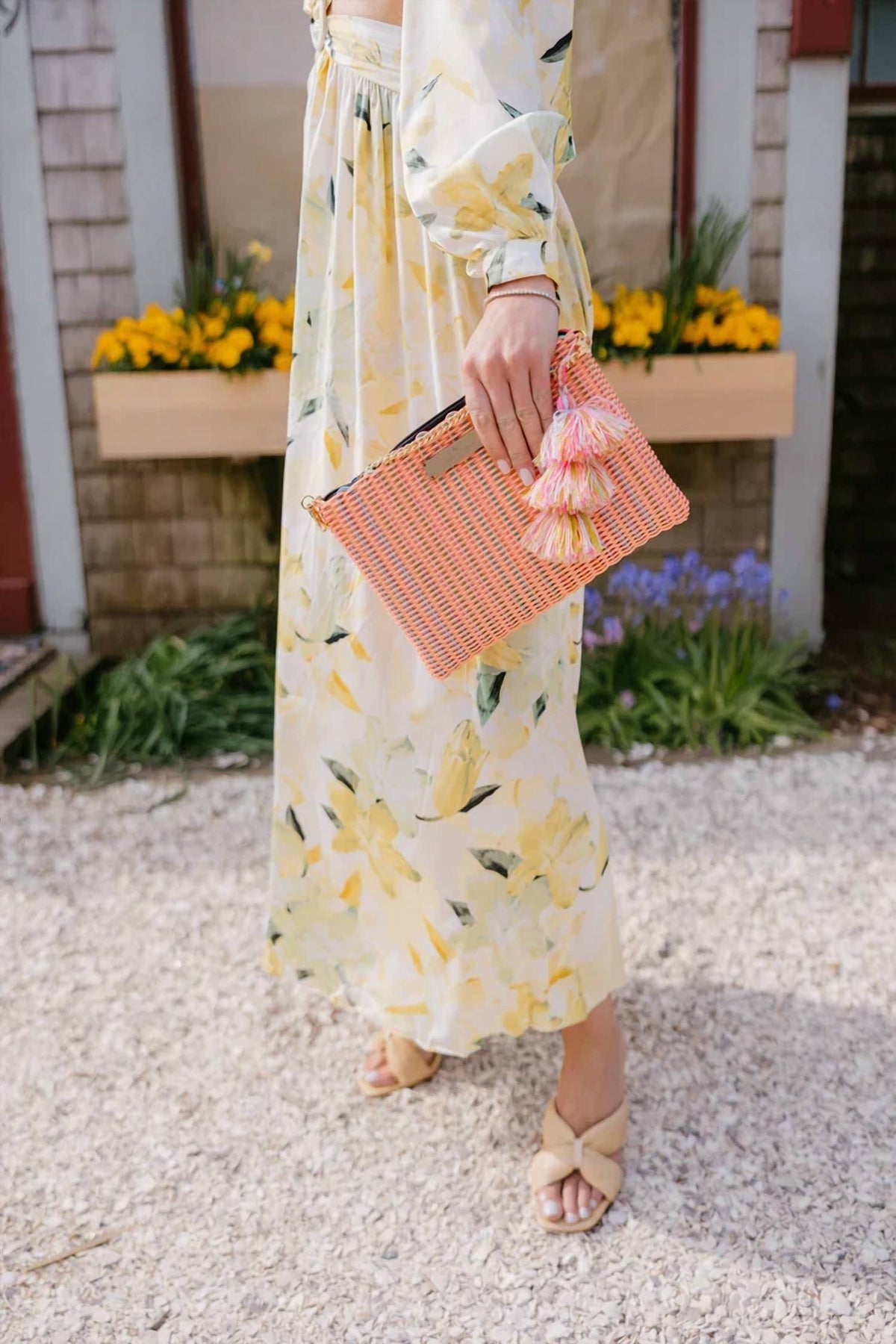 Squeeze De Citron - Women's Mimosa Lemon Drop Clutch Bag