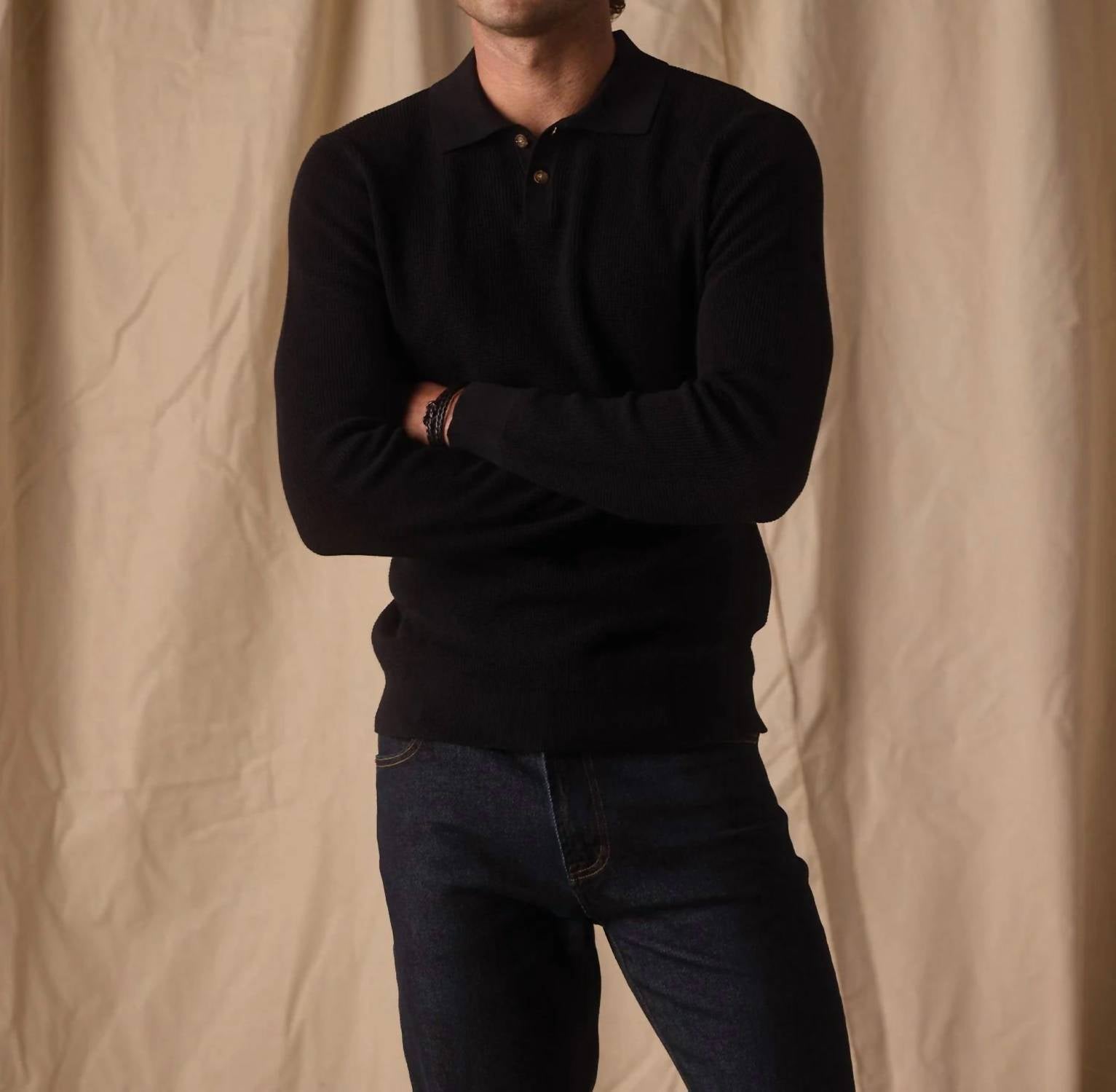 The Normal Brand - Robles Knit Waffle Stitch Polo