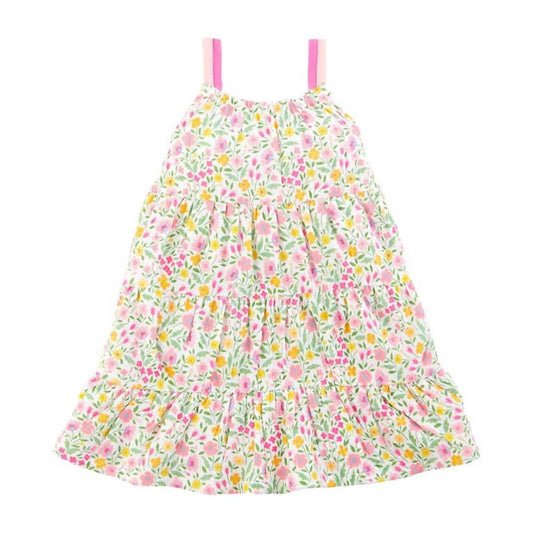 Mudpie - Girl's Floral Tiered Dress