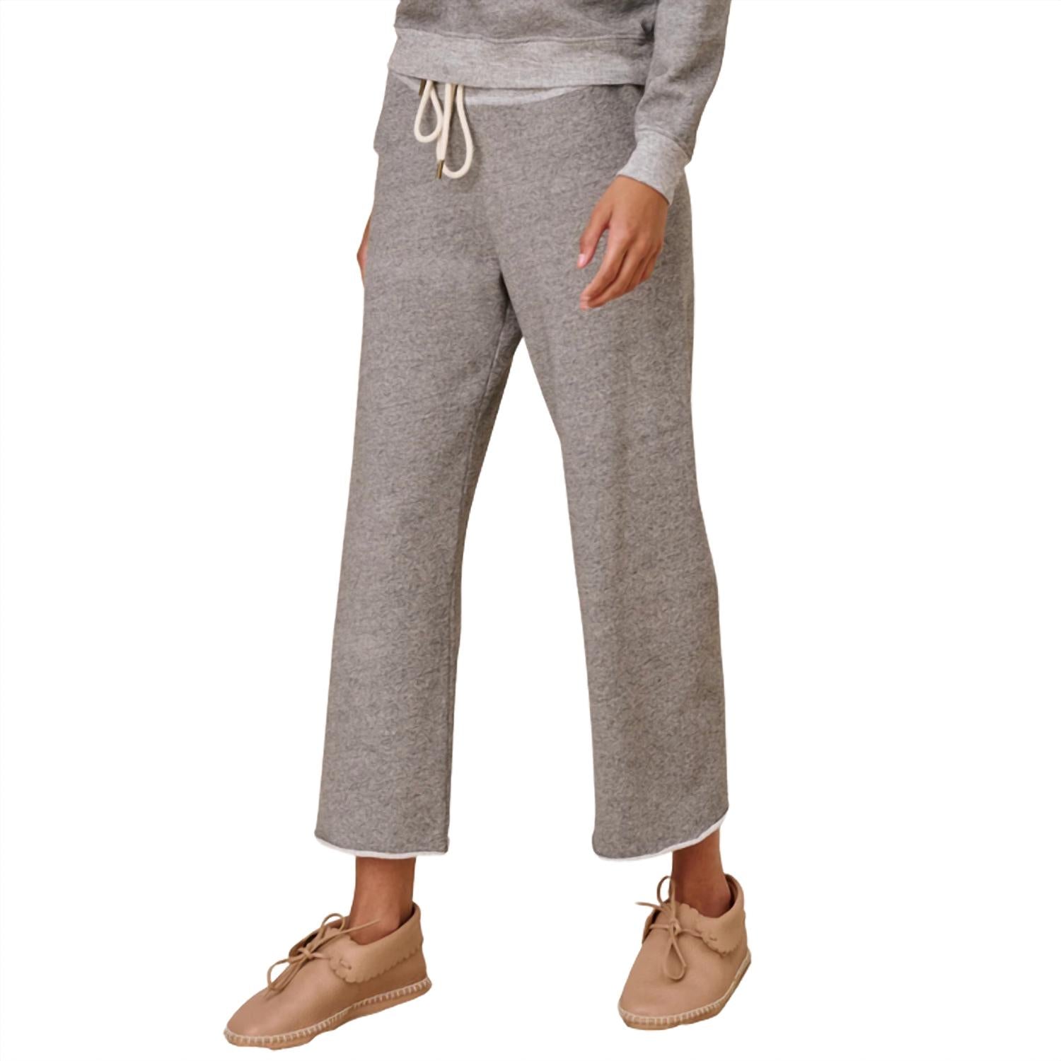 The Great. - Women's The Wide Leg Cropped Sweatpant