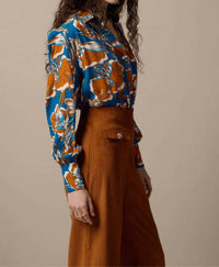 Paolita Marlene Shirt in fiorenza - women's shirt - detail view