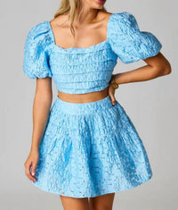 Buddylove - Pastel Cutie Floral Skirt Set