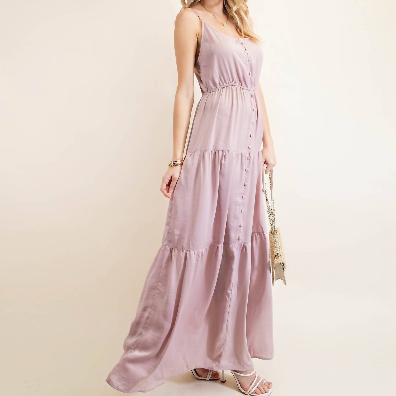 Kori - Button Down Tiered Dress