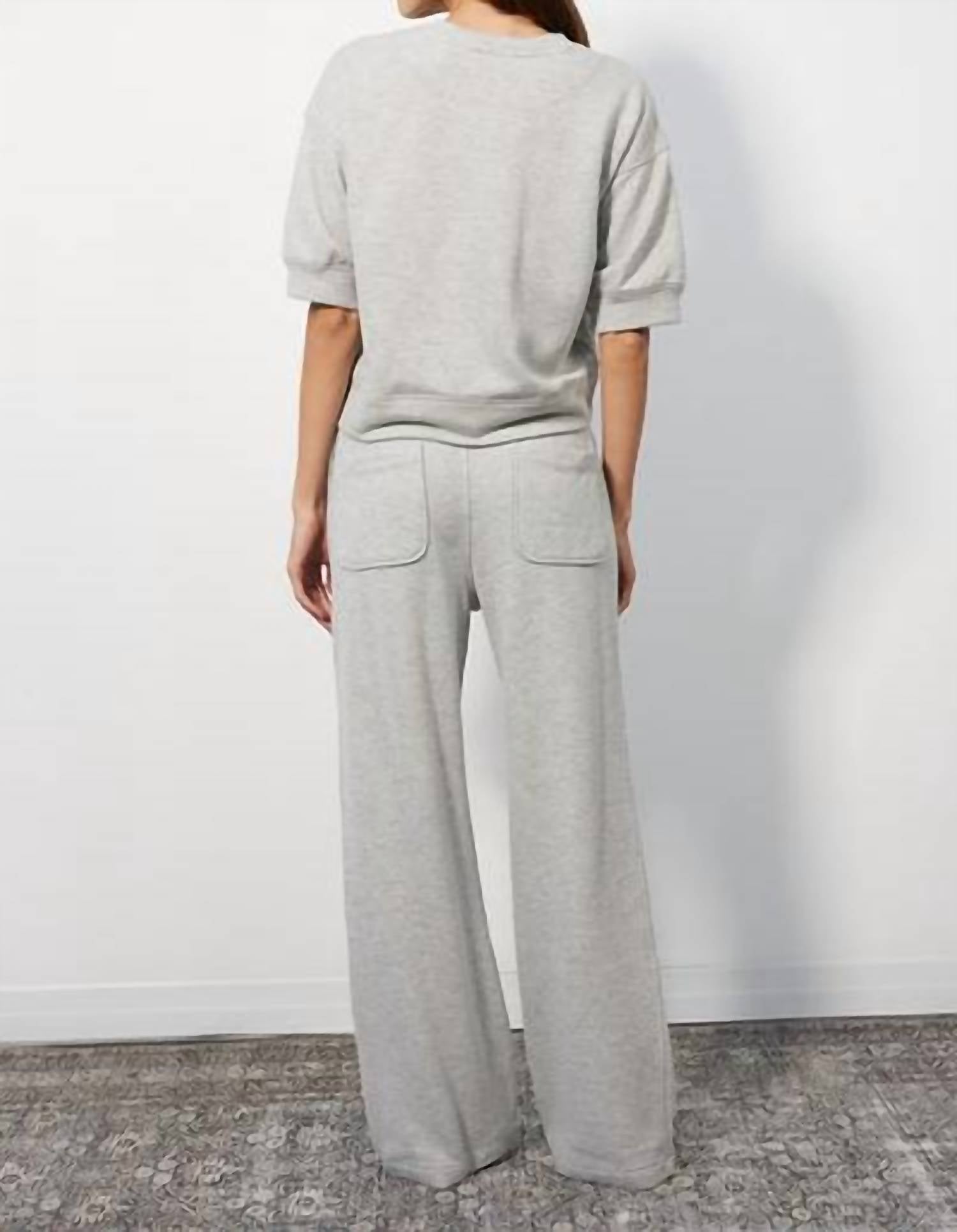 Bobi - Shimmery Lurex Wide Leg Pants