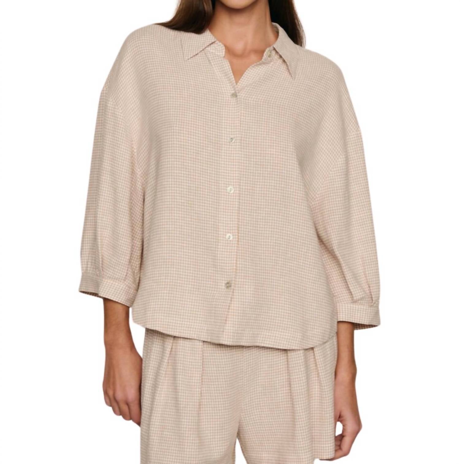 Eberjey - Linen Blend Relaxed Top