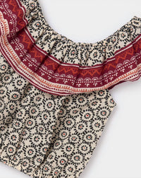 Mayoral - Girl's Chickpea Printed Blouse