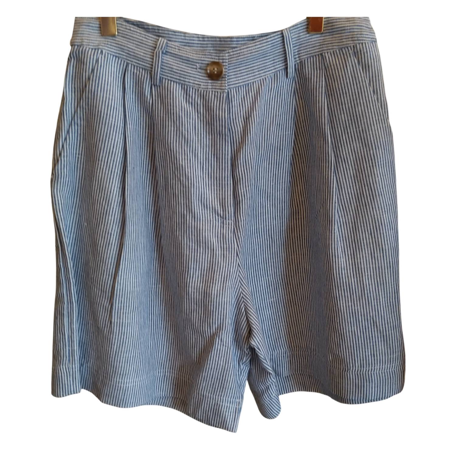 Karlie - Women's Stripe Linen Walking Short