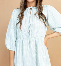 Polagram - Maisie Plaid Midi Dress