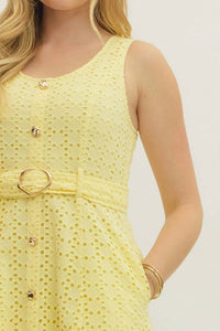 Entro - Dylan Eyelet Midi Dress
