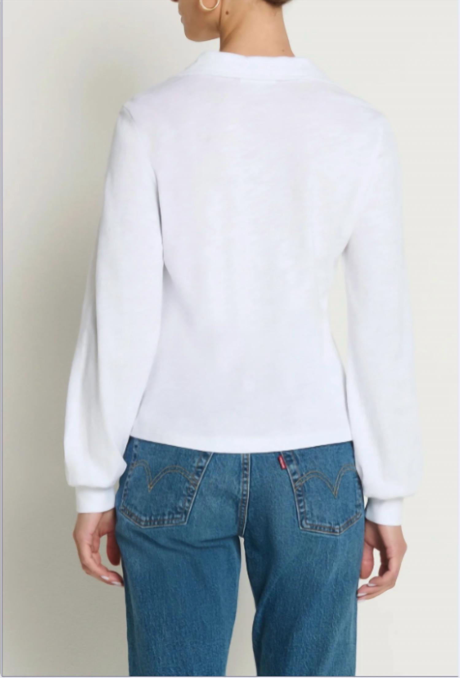 Nation Ltd - Kimberly Long Sleeve Polo Top