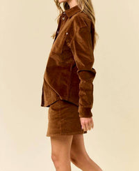 Saints & Hearts - Corduroy Mini Skirt
