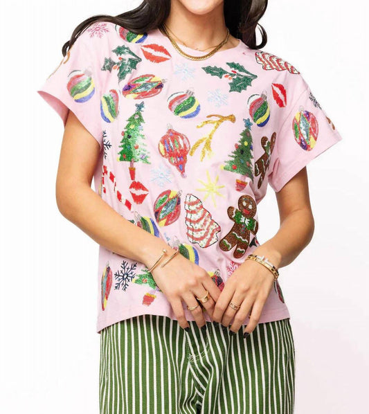 Queen Of Sparkles - Women's Christmas Icons Top