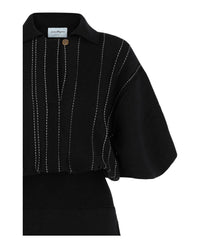 Salvatore Ferragamo - Women's Contrast Stitch Knit Dress