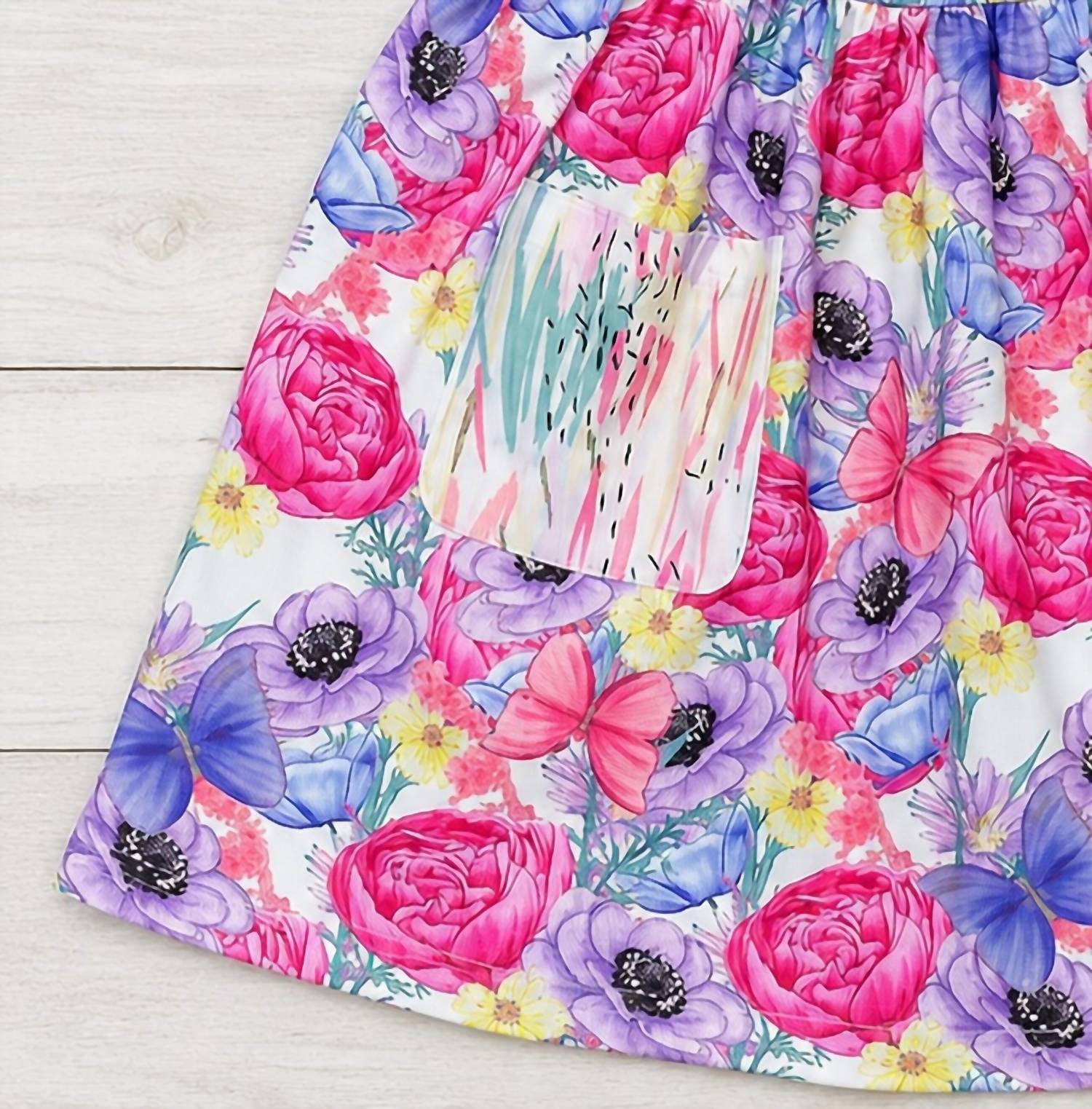 Pete + Lucy - Girls Coming Up Roses Dress
