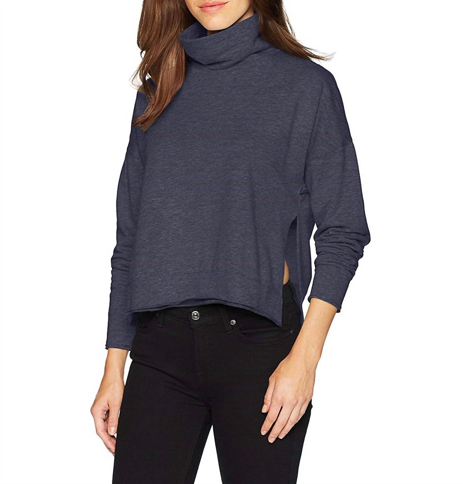Brushed Italian Loose Short Sweatshirt