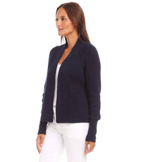 Karen Kane - Cropped Open Front Cardigan Sweater