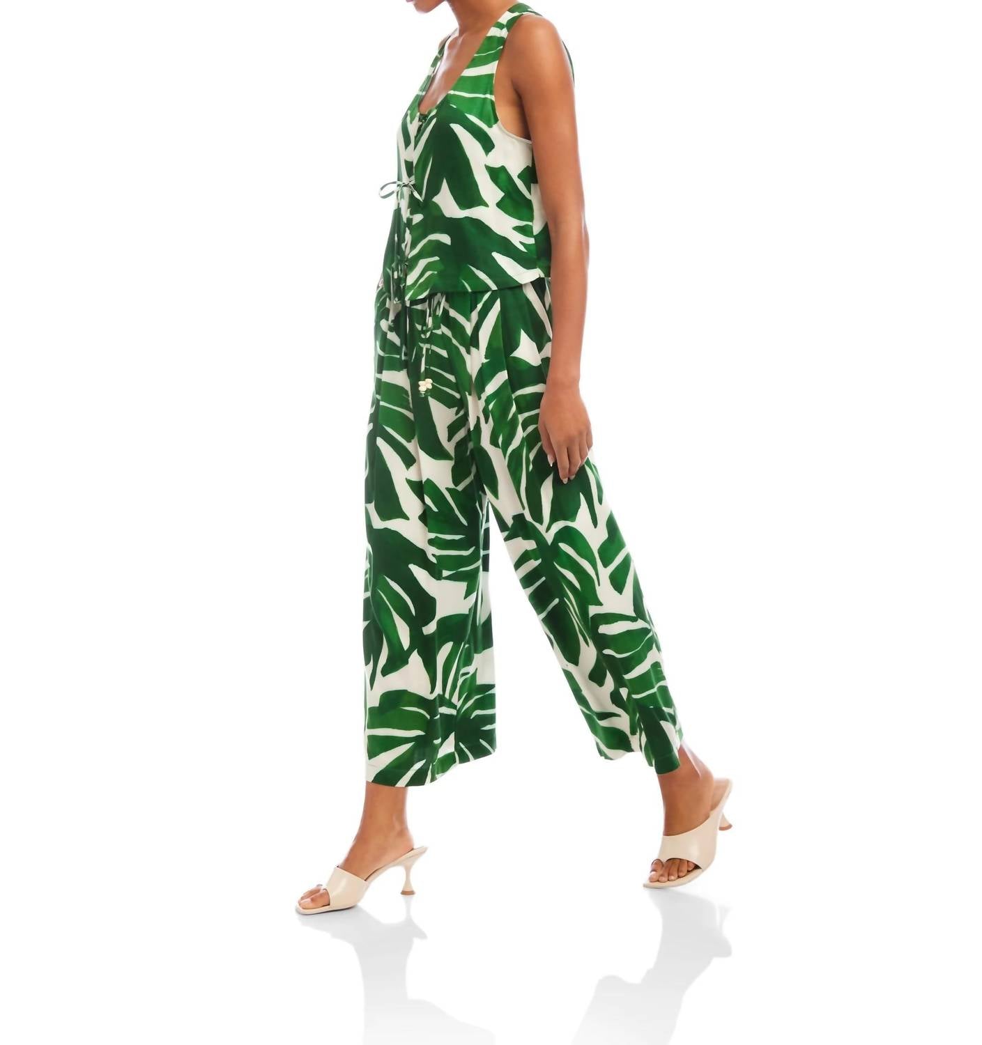 Fifteen Twenty - Etta Cropped Drawstring Pants