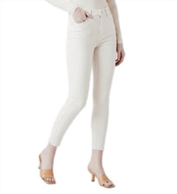 DL1961 - Women's Farrow High Rise Instasculpt Skinny Jeans - Milk Raw in off white - women's jeans - view 4