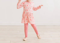 Kickee - Girls' Long Sleeve Playtime Outfit Set