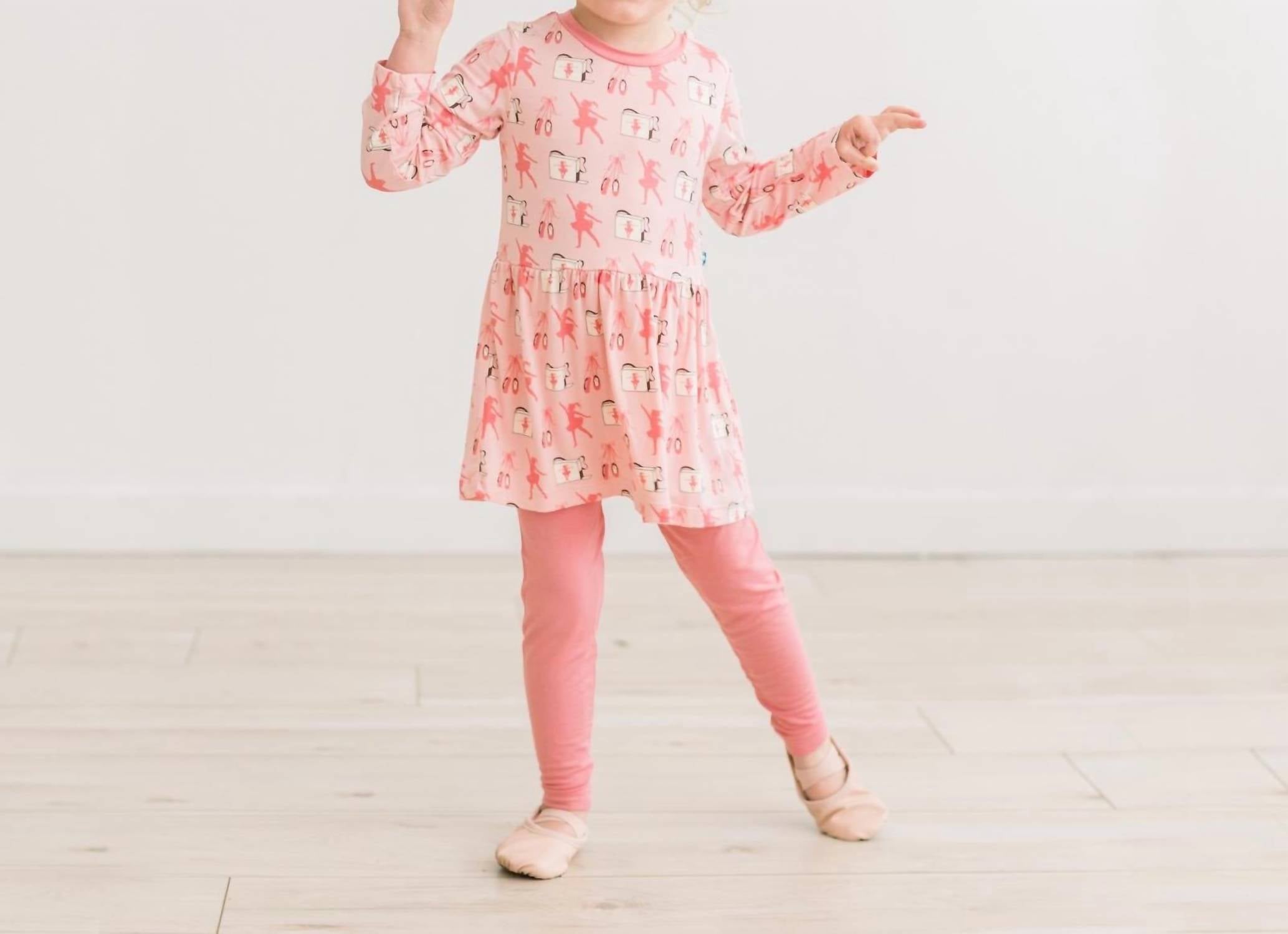 Kickee - Girls' Long Sleeve Playtime Outfit Set