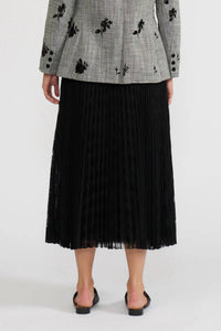 Lucy Paris - Madison Textured Pleated Skirt